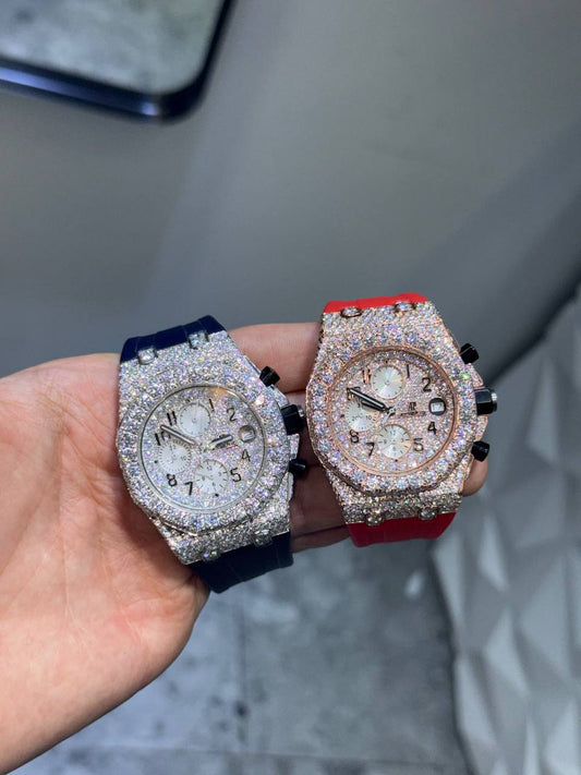 VVS Moissanite Strap Watch