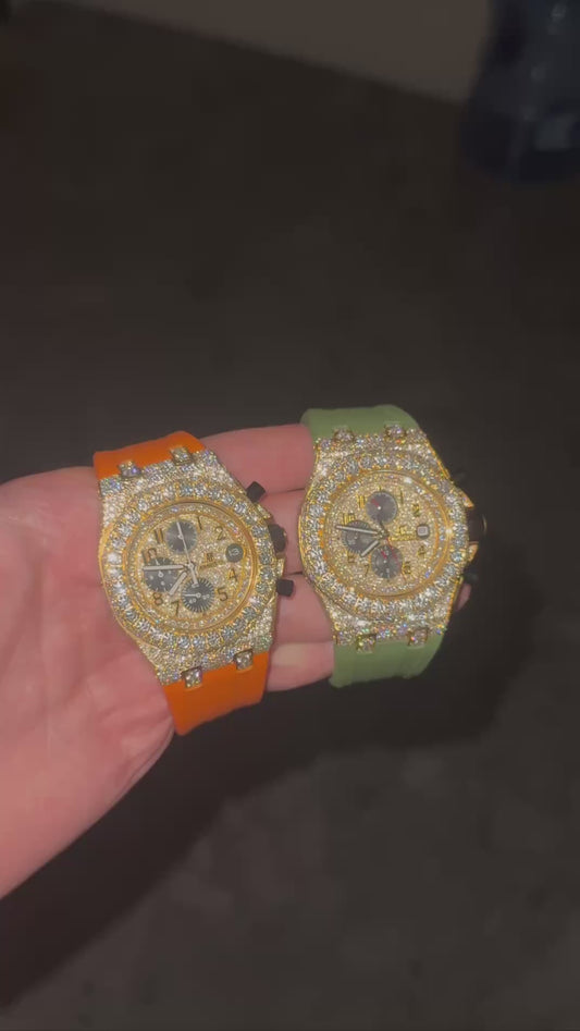 VVS Moissanite Strap Watch