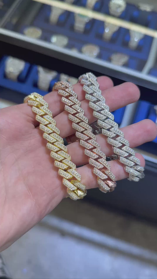 Pave Set Cuban Bracelet