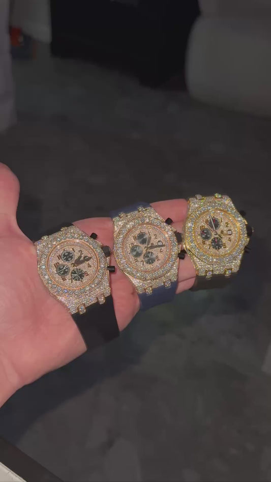 VVS Moissanite Strap Watch
