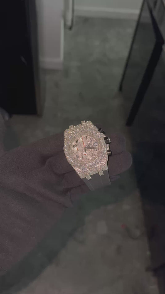 VVS Moissanite Strap Watch