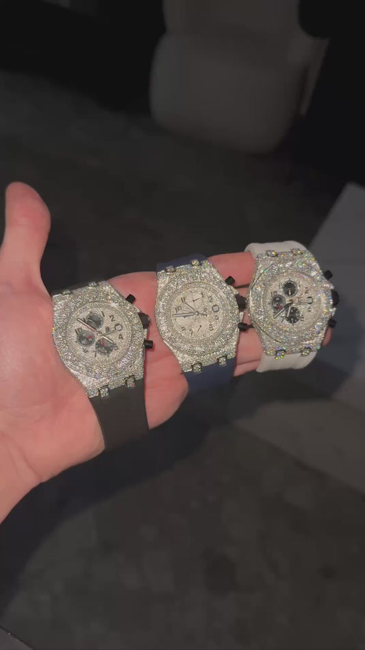 VVS Moissanite Strap Watch